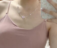 從愛(ài)之名滿(mǎn)天星項鏈女士鎖骨鏈吊墜時(shí)尚飾品送女朋友520情人節生日禮物 滿(mǎn)天星項鏈+滿(mǎn)天星耳釘 曬單實(shí)拍圖