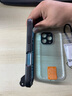 隨行盾適用蘋果16手機殼iPhone16ProMax防水手機殼16plus鏡頭防摔全包游泳潛水可觸控外賣防雨防塵保護套 蘋果 16Pro三防手機殼【黑色+透明】 曬單實拍圖