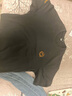 貓人（MiiOW）夏季短袖t恤男士2025新款寬松大碼胖子刺繡體恤潮流純棉圓領(lǐng)半袖 深灰色 L 曬單實拍圖