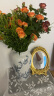 京东鲜花 中式青花陶瓷花瓶冰裂纹复古水培鲜花客厅餐厅插花花器装饰摆件 实拍图