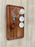 領(lǐng)藝優(yōu)選清雅花梨木茶盤(pán)功夫茶具單品中式家用辦公小號排水式 清雅花梨本色40x22 曬單實(shí)拍圖