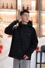 高梵黑金鵝絨服小黑金4.0蓄熱2024年新款男士秋冬輕薄短款羽絨服 黑色 2XL 曬單實(shí)拍圖