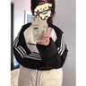棉致設(shè)計感插肩拼色棉服女冬季新款不跑棉羽棉襖絨服棉衣外套女面包服 237#白色【高品質(zhì)63.5】 L 120-140斤 曬單實拍圖