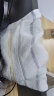 洁丽雅（Grace）5A级抗菌毛巾纯棉吸水绣花素色柔软洁面巾擦脸巾单条装 灰色 80g 实拍图