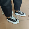 匡威（Converse）官方男鞋女鞋Run Star Hike 厚底增高帆布潮流時(shí)尚運(yùn)動(dòng)鞋休閑鞋 168816C 37 曬單實(shí)拍圖