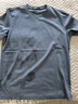 七匹狼短袖T恤男夏季冰藻泥面料圓領(lǐng)打底衫男士狼頭印花冰爽短T男裝上衣 009(藍灰) 175 曬單實(shí)拍圖