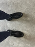 報(bào)喜鳥正裝皮鞋男鞋秋季新款男士增高皮鞋擦色青年商務(wù)正裝德比鞋男 黑色 39 曬單實(shí)拍圖