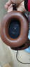 承策 適用索尼SONY MDR-7506 7510耳罩MDR-M1 MDR-V6 CD900ST頭戴式耳機套MSR7耳機罩舒適海綿墊配件 棕色蛋白皮耳套一對【耐用款】 曬單實(shí)拍圖