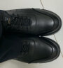 老人头（LAORENTOU）休闲鞋男鞋耐滑运动板鞋男士透气韩版户外皮鞋 A20111 黑色 38 实拍图