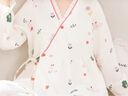 家の時(shí)光家時(shí)光月子服秋冬產(chǎn)后純棉春秋空氣棉孕婦哺乳睡衣產(chǎn)婦喂奶家居服 森林小兔 M碼 推薦105-125斤 曬單實(shí)拍圖