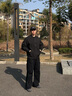 準(zhǔn)者運(yùn)動(dòng)夾克男士2025新款潮流美式刺繡防水飛行騎行機(jī)能休閑雙層外套 純正黑【刺繡款918】 2XL (185) 曬單實(shí)拍圖