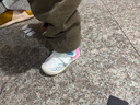 卡特兔寶寶學(xué)步鞋秋季小K盾機能鞋男女童寶寶幼兒園小白鞋嬰兒鞋X3CE016 曬單實(shí)拍圖