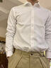 凡客誠品（VANCL）凡客長(cháng)袖襯衫男水洗牛津紡商務(wù)休閑經(jīng)典舒適襯衫 白色 44 4XL 建議拍大一碼 曬單實(shí)拍圖