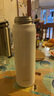 膳魔師（THERMOS）保溫杯304不銹鋼保冷杯車(chē)載情侶戶(hù)外防漏彈蓋大容量水杯JNL600ml 鋼琴白 新款(605-WHGY) 600ml 曬單實(shí)拍圖