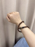 古苒【小空空】天然金絲檀木手串男女款飾品佛系民族風(fēng)兩圈手鏈 雙圈款8mm 曬單實(shí)拍圖
