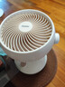 海爾（Haier）空氣循環(huán)扇電風(fēng)扇家用桌面臺式節能省電宿舍辦公室臺面循環(huán)對流大風(fēng)力左右搖頭風(fēng)大音輕 【90度仰吹】搖頭大風(fēng)量旋鈕款HFX-J2050A 曬單實(shí)拍圖