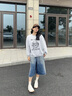 百田森白色板鞋女2025春季新款輕便軟底女鞋女士秋冬運動鞋百搭小白鞋 米白色 36 (230mm) 曬單實拍圖