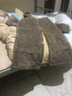 四川省省服冬季男女加厚加絨罩衣保暖加棉工作服棉衣外套迷彩圍裙 男女同款黑色3XL140-180斤 曬單實(shí)拍圖