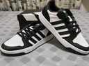 adidas ENTRAP休閑舒適運動板鞋少年感復(fù)古籃球鞋男女阿迪達(dá)斯   白色/黑色   45 曬單實拍圖