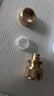 漫德萊4分水管水槍純銅通水接頭 奶嘴型澆花洗車水槍灑水器配件快接頭 曬單實(shí)拍圖