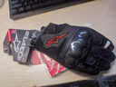 Alpinestars A星摩托車(chē)手套春秋夏季網(wǎng)眼透氣機車(chē)騎士騎行手套SMX-1 V2 黑紅色1030（歐版） S 曬單實(shí)拍圖