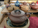 茜赫柏倫 宜興紫砂壺純手工紫泥國工松竹梅精品功夫茶具單壺家用泡茶壺珍藏送禮 歲寒三友 曬單實拍圖
