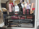 瑜尚臻品 抽屜化妝品口紅收納盒 桌面護膚品化妝刷梳妝臺置物架首飾亞克力 化妝品收納盒【三抽+口紅架】 曬單實(shí)拍圖