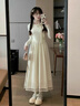 伊離姿套裝女2025春秋新款感小香風(fēng)外套蝴蝶結長(cháng)袖顯瘦連衣裙收腰長(cháng)裙潮 外套+連衣裙 兩件套 M 90-100斤 曬單實(shí)拍圖