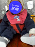 巴布豆嬰兒連體衣秋冬款寶寶衣服男外出冬季加絨保暖外套加厚冬裝 加絨加厚-藏青 90cm 曬單實(shí)拍圖
