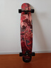 locus longboards 長板夢月系列全能dc舞板平花男女生初學者成人代步刷街專業(yè)滑板 113cm楓之夜 黑橋黑輪 曬單實拍圖