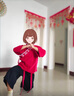 微曼小鹿童裝漢服 男女童漢服唐裝中國風(fēng)古裝漢服 兒童演出服春秋款 603 藏藍色 男女同款 120碼(建議身高100-110cm) 曬單實(shí)拍圖