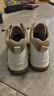 紅蜻蜓女靴馬丁靴女冬季加絨保暖英倫風(fēng)厚底短靴皮靴工裝靴高幫靴女鞋 米杏(單里) 38 曬單實(shí)拍圖