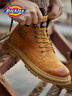 Dickies男士馬丁靴高幫時(shí)尚男靴工裝靴情侶靴男 土黃 46-男款 曬單實(shí)拍圖