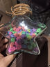馨年創(chuàng  )意玻璃許愿瓶海洋瓶幸運星星瓶漂流瓶彩虹瓶透明貝殼瓶學(xué)生禮物 夜光混色成品幸運星【100個(gè)裝】 曬單實(shí)拍圖