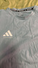 阿迪達(dá)斯 （adidas）t恤男夏季運動透氣輕薄寬松棉短袖 霧霾藍(lán)/白 3XL  曬單實拍圖