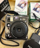 富士（FUJIFILM）立拍立得instax mini99相機mini90一次成像相機立拍立得mini40七夕禮物送禮送朋友 mini99 黑色 官配（不含相紙） 曬單實拍圖
