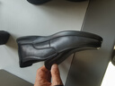 夢(mèng)特嬌（MONTAGUT）男鞋新品商務(wù)皮鞋男真皮頭層牛皮舒適軟底圓頭一腳蹬套腳休閑皮鞋 黑色 39 曬單實(shí)拍圖