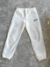 安踏（ANTA）關(guān)曉同款針織運動(dòng)褲女秋季新款復古休閑長(cháng)褲收口衛褲162518301S 暖玉白-1 L (女170) 曬單實(shí)拍圖