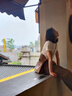 馬登女裝 基礎(chǔ)鹽系短袖打底衫黑白T純棉色半袖顯瘦無感內(nèi)搭正肩T恤 象牙白 馬登工裝 L 曬單實(shí)拍圖