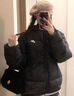 耐克官方羽絨服男裝女裝 春季新款情侶裝運動(dòng)服夾克保暖休閑羽絨外套 DQ5904-010/女裝 M 170（建議120-140斤） 曬單實(shí)拍圖