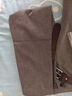 巴魯特【雙色混紡】男士休閑褲暗紋肌理休閑直筒褲子春秋新款長(cháng)褲 棕色 31 （170/80A） 曬單實(shí)拍圖