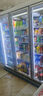 喜萊盛超市冰柜分體式四門(mén)多門(mén)便利店冰箱外置機商用展示柜冷藏保鮮柜風(fēng)冷飲料柜水果啤酒柜（分體機） LY全屏款三門(mén)分體2100*700*2100 曬單實(shí)拍圖