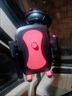 恒嵐挖掘機鏟車(chē)挖機抖震車(chē)載手機架大吸盤(pán)式汽車(chē)前擋玻璃手機支架 加大吸盤(pán)防震 鋼鐵俠紅色手機支架 曬單實(shí)拍圖