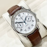 【二手99新】（LONGINES）浪琴男表名匠系列簡(jiǎn)潔商務(wù)休閑二手機械進(jìn)口腕表男士手表送禮好選擇 38.5MM雙眼計時(shí)皮帶L2.669.4.78.3 二手腕表鐘表 曬單實(shí)拍圖