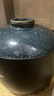 可可屋日本進(jìn)口萬(wàn)古燒華月大黑窯陶瓷鍋燉煮煲湯砂鍋耐高溫加大湯鍋土鍋 湯鍋6.9L  藍色 6.9L 曬單實(shí)拍圖