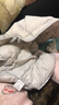 貝肽斯兒童輕薄羽絨馬甲女童秋冬款男童嬰幼兒寶寶外穿背心 淺灰色 110 cm 曬單實(shí)拍圖
