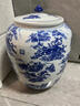 君翔景德鎮(zhèn)青花茶葉罐大號(hào)陶瓷儲(chǔ)存茶密封特大茶餅罐山水儲(chǔ)茶缸防潮 青花山水-大號(hào) 28餅 1個(gè) 曬單實(shí)拍圖