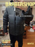 蔻馳（COACH）【七夕情人節(jié)禮物】奧萊男士短款寬松羽絨服夾克冬季保暖外套 混合灰色 XL 曬單實拍圖