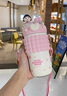 壹滴滴蠟筆小新保溫杯帶吸管女可愛(ài)兒童水杯子316食品級小學(xué)生專(zhuān)用水壺 櫻桃小丸子-520ml 曬單實(shí)拍圖