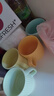 天顓水杯家用套裝一人一色馬卡龍糖果色陶瓷馬克杯情侶咖啡杯ins風(fēng) 條紋套餐D-Y 發(fā)四個(gè) 曬單實(shí)拍圖